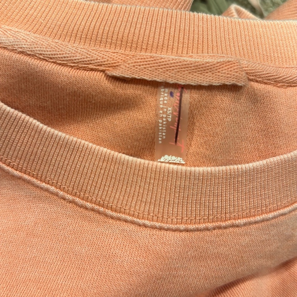 Free People Movement Playbook Crewneck Pullover Sweatshirt with Pockets - Picture 3 of 6